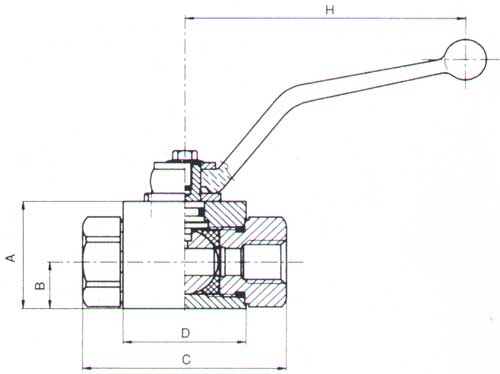 HS-GE-02高壓直通球閥