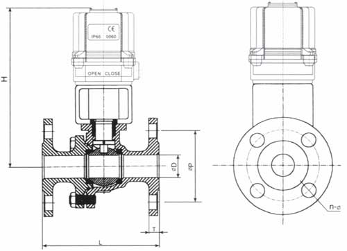HS-02F/E電動(dòng)法蘭球閥