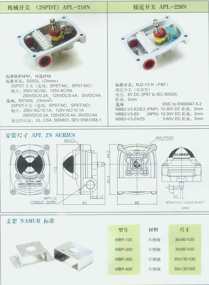 APL系列限位開(kāi)關(guān)