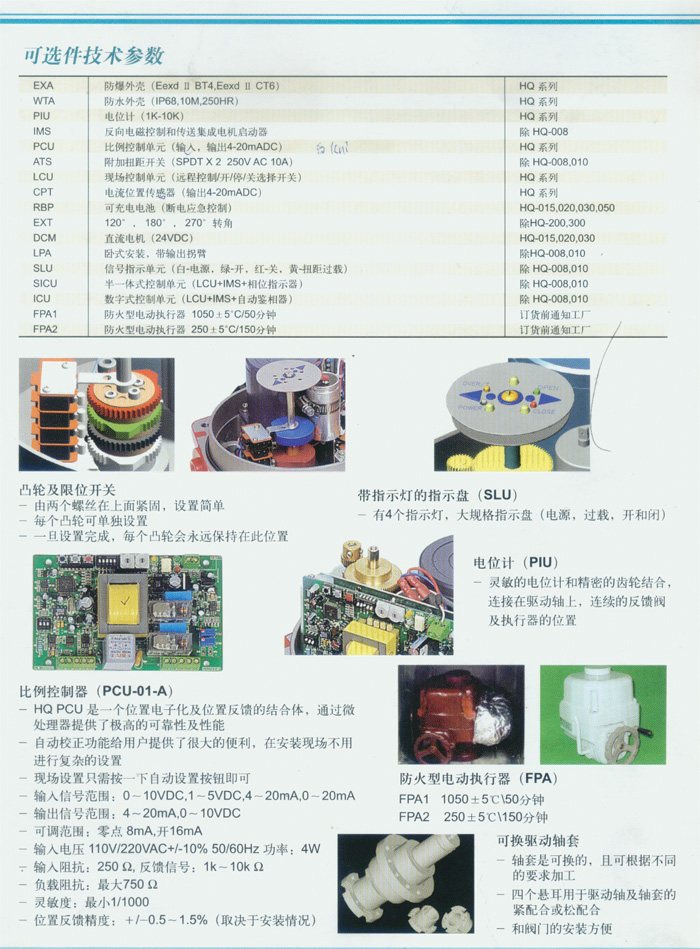 HQ系列電動(dòng)執(zhí)行器